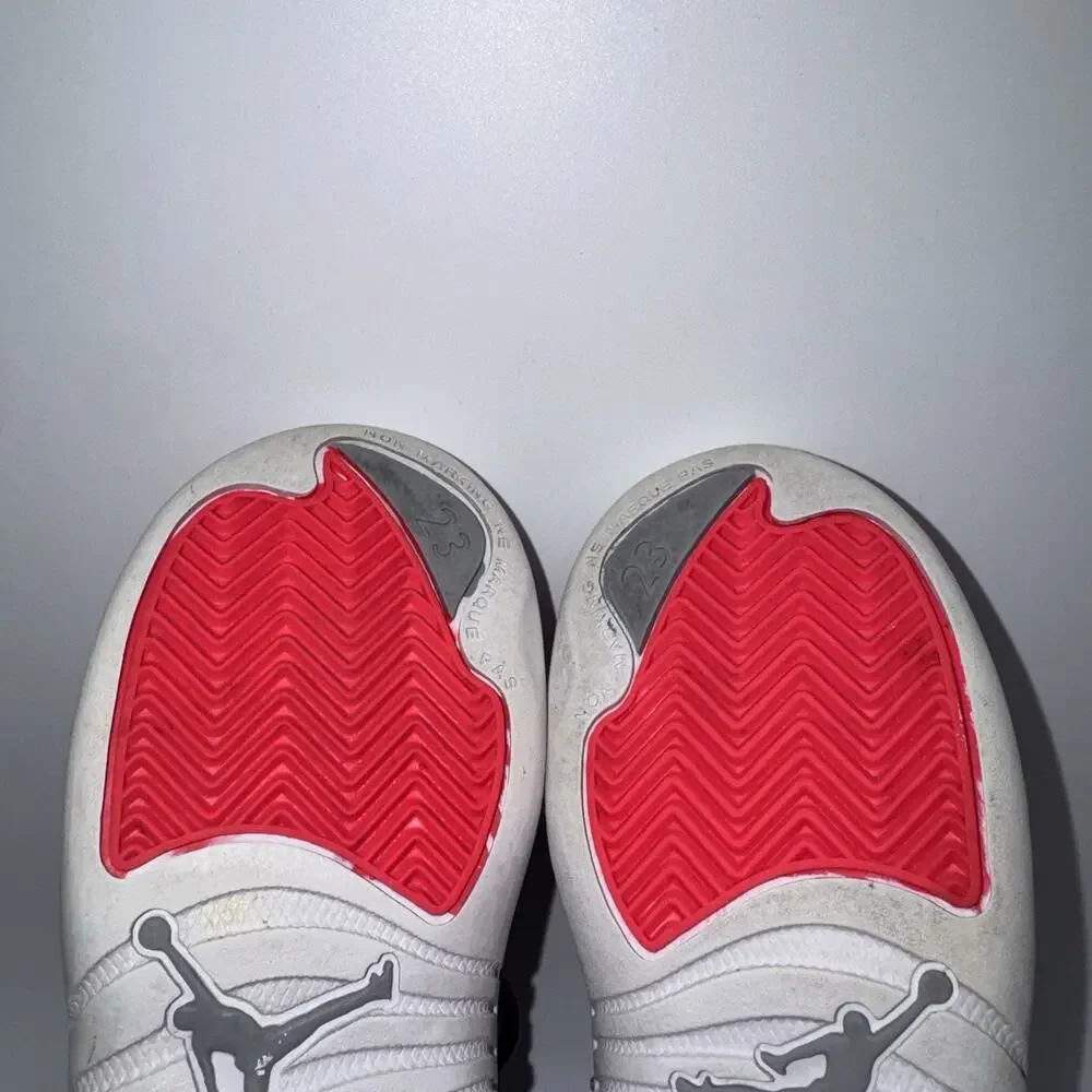 Air Jordan 12 Retro Racer Pink Wolf Grey Toddler 9C 819666-060 Shoes